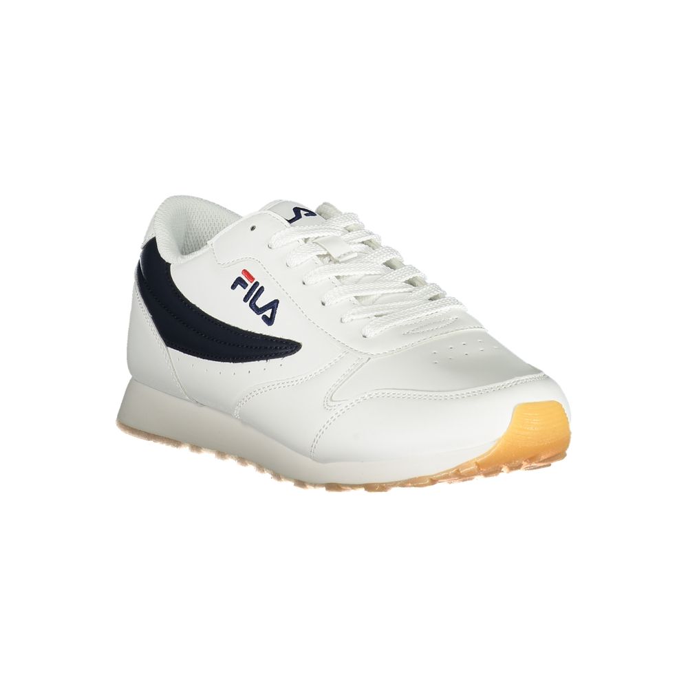 Fila – Elegante weiße Sneakers mit kontrastierenden Akzenten