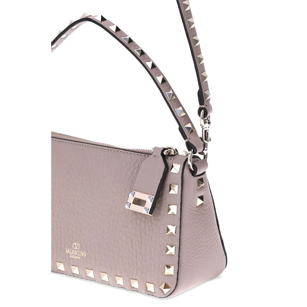 Geantă de umăr cu fermoar Valentino Garavani Rockstud