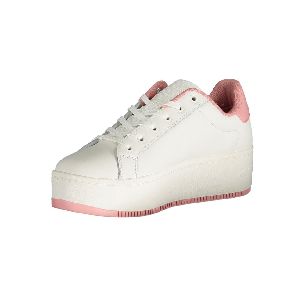 Pantofi sport Tommy Hilfiger roz din poliester