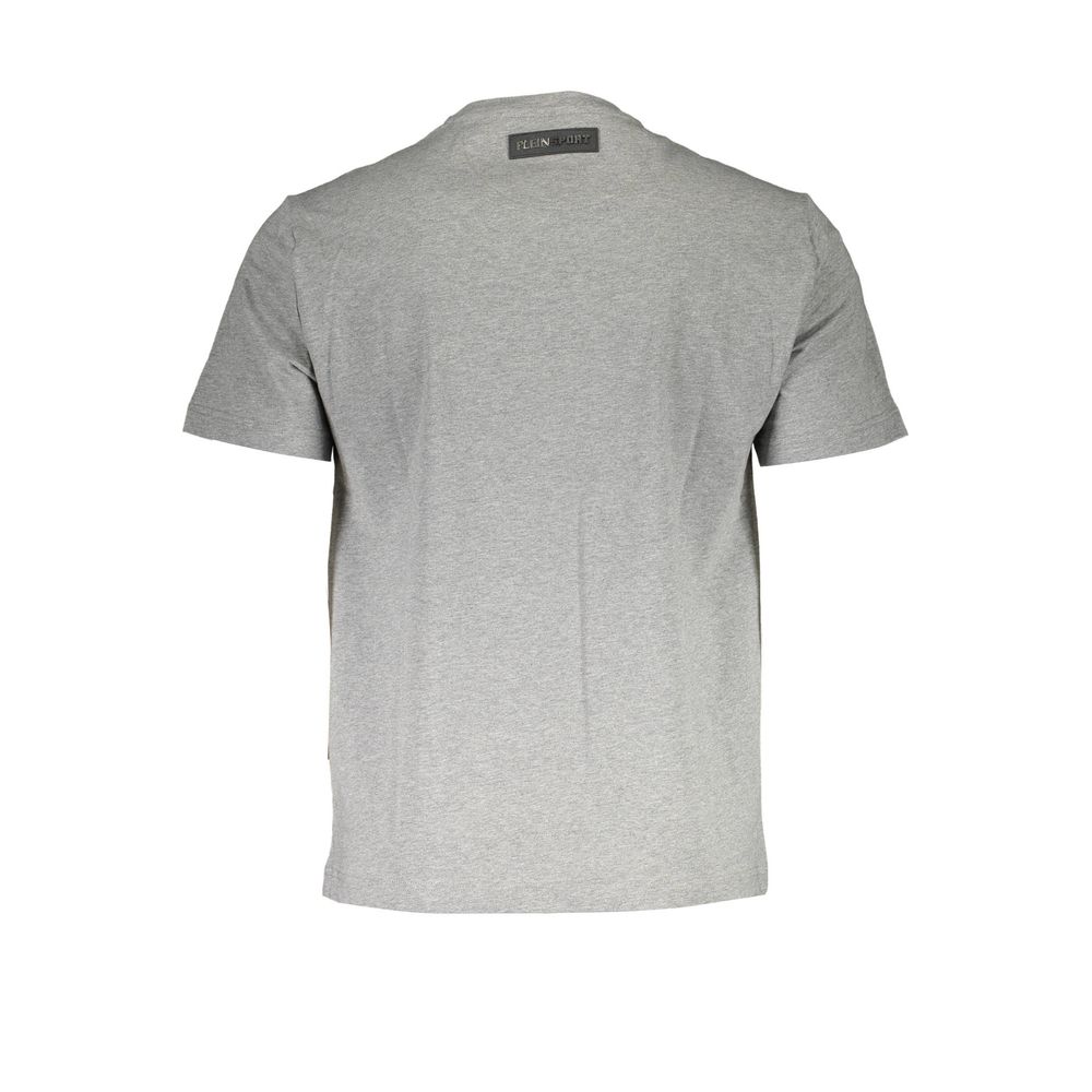 Tricou bărbătesc Plein Sport maro din bumbac