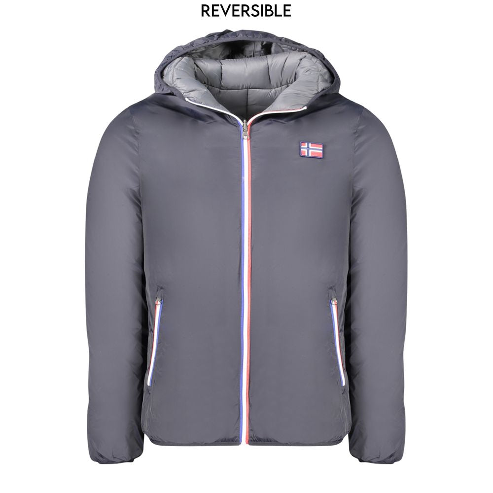 Norwegen 1963 Schwarze Polyamid-Herrenjacke