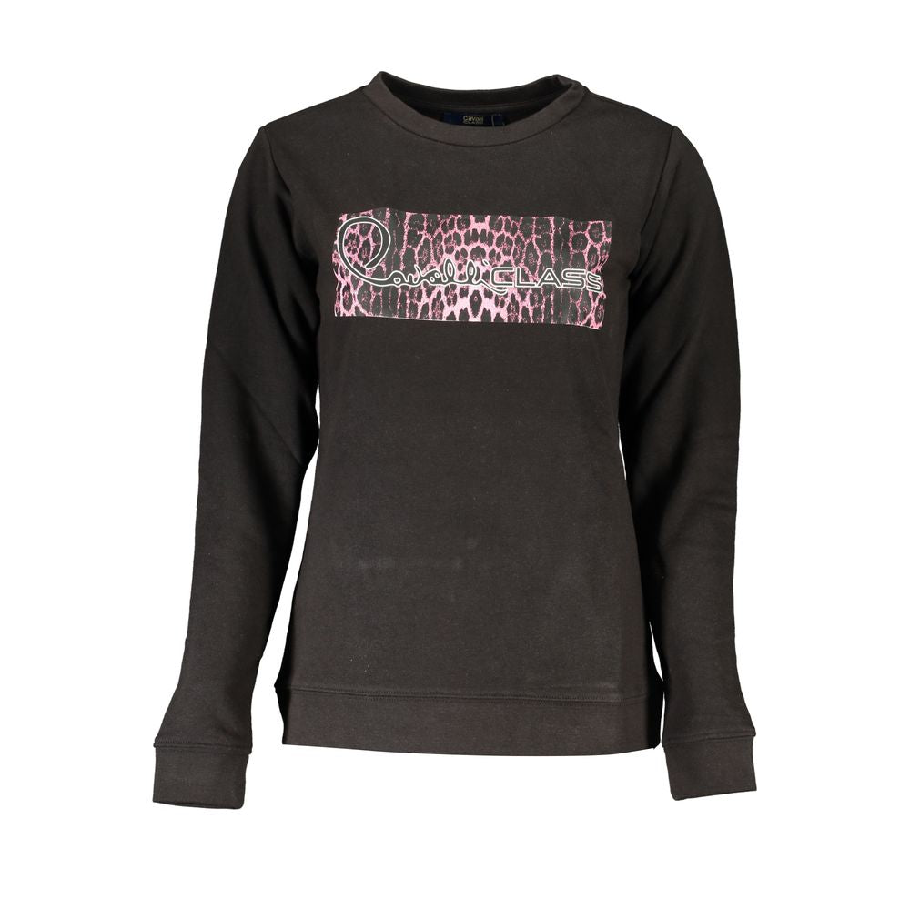 Pulover Cavalli Class din bumbac negru