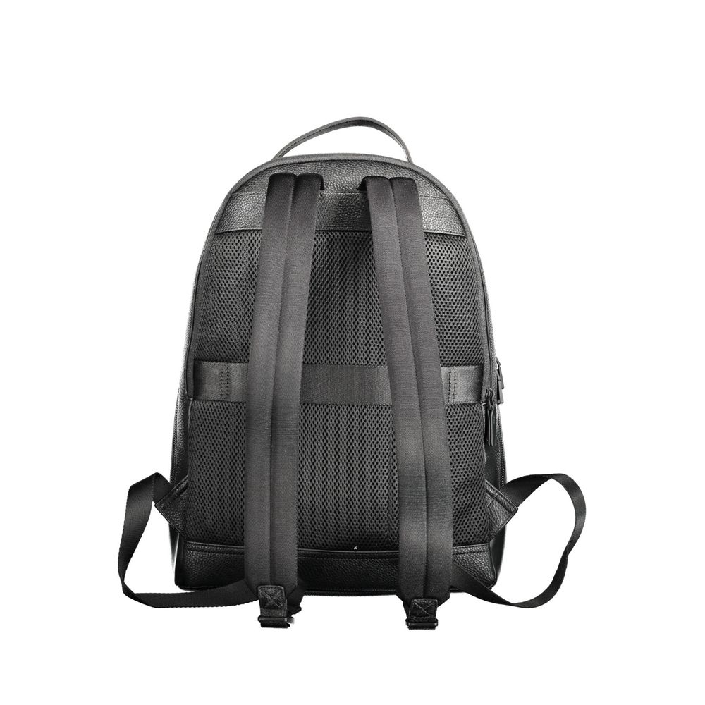 Rucsac Tommy Hilfiger negru din polietilenă pentru bărbați