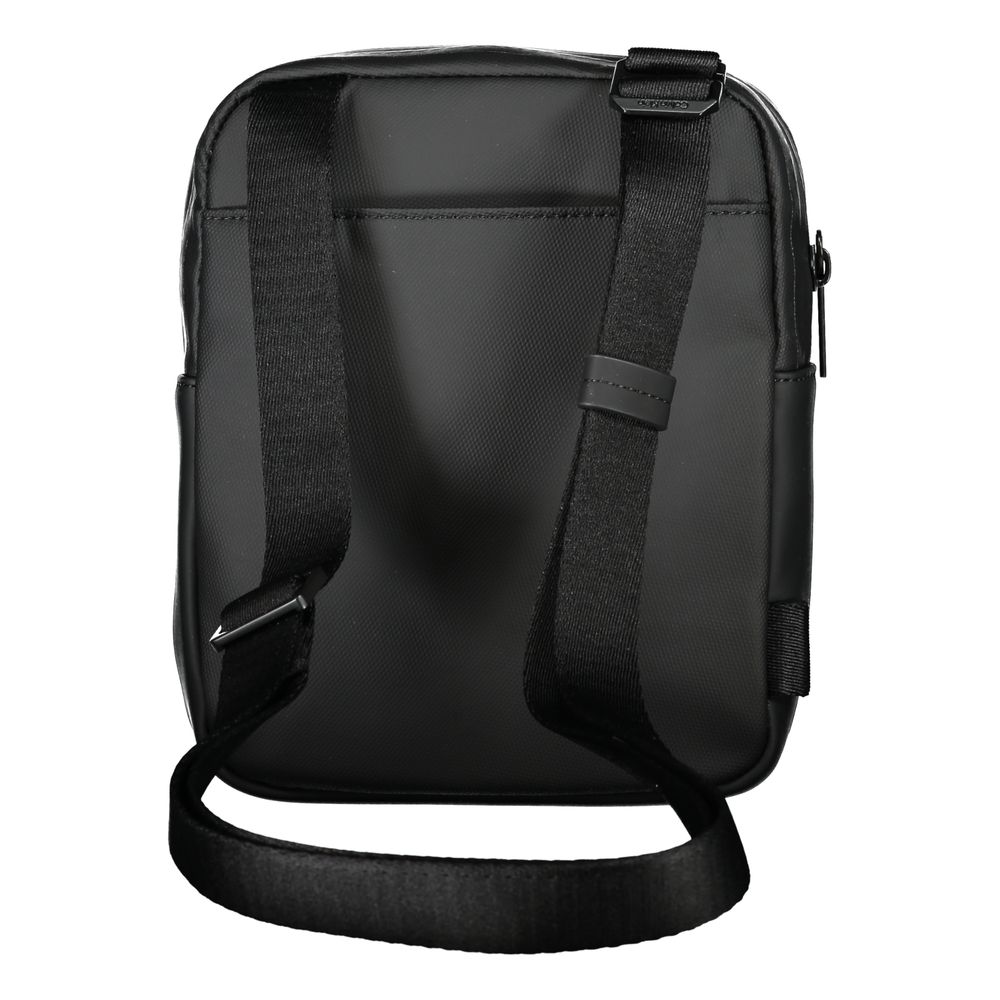 Calvin Klein – Elegante schwarze Umhängetasche aus recyceltem Polyester