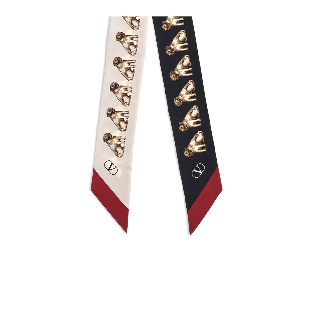 Valentino Garavani Multicolor Silk Scarf