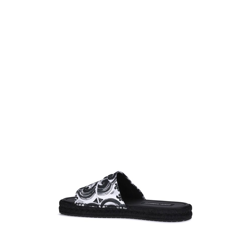 Sandale Dolce & Gabbana din bumbac