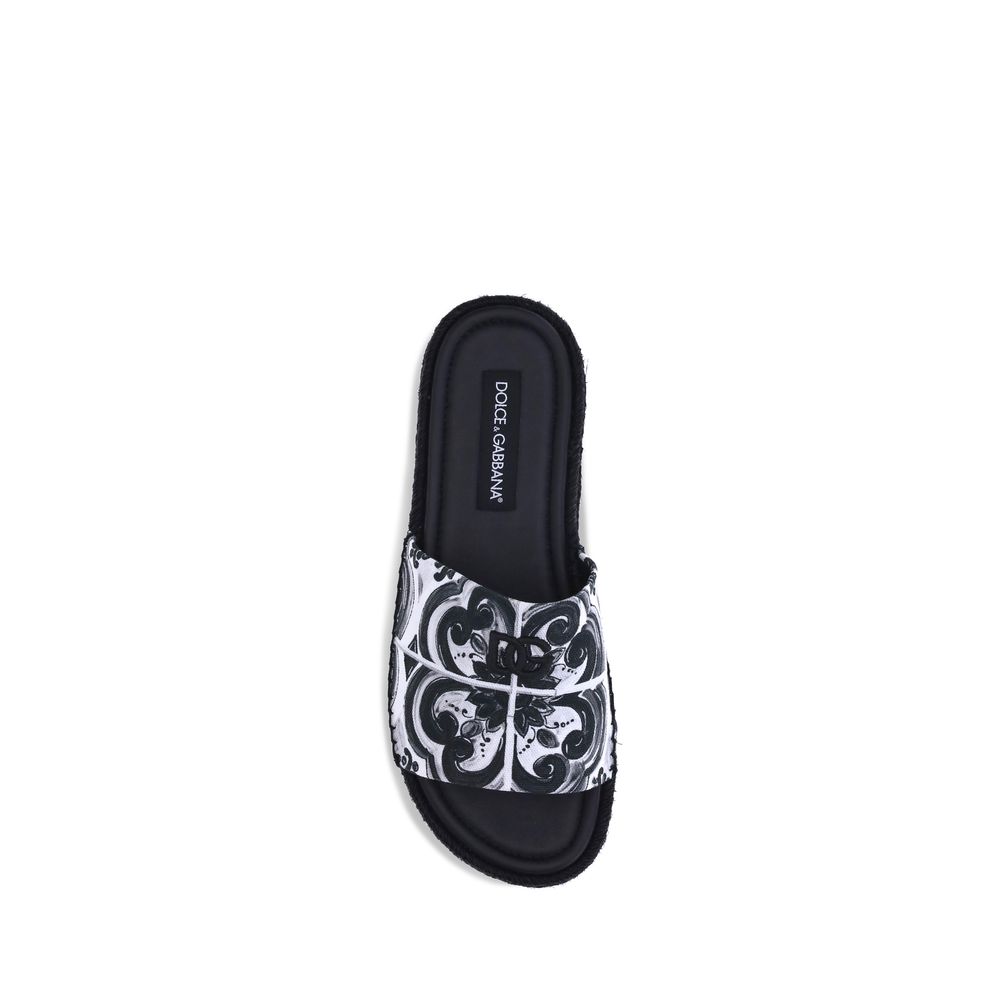 Sandale Dolce & Gabbana din bumbac