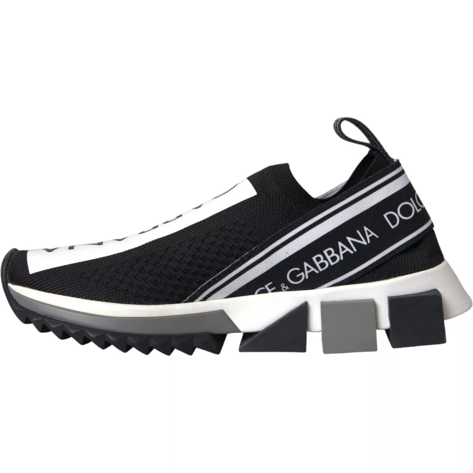 Dolce & Gabbana Sorrento Slip-On Sneakers in Schwarz/Weiß