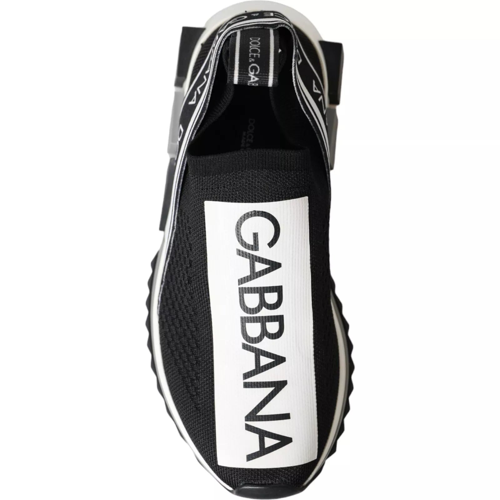 Dolce & Gabbana Sorrento Slip-On Sneakers in Schwarz/Weiß