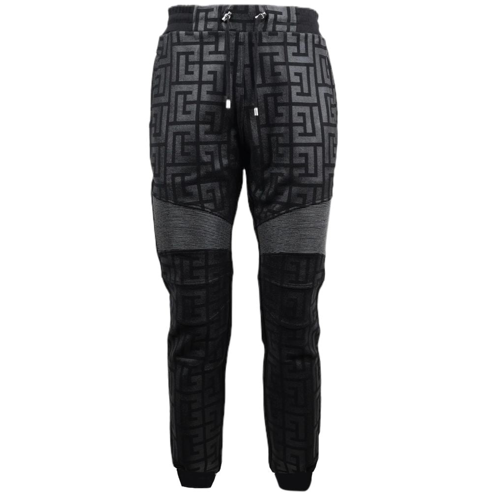 Blugi și pantaloni negri din bumbac Balmain