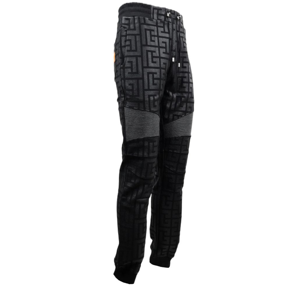 Blugi și pantaloni negri din bumbac Balmain