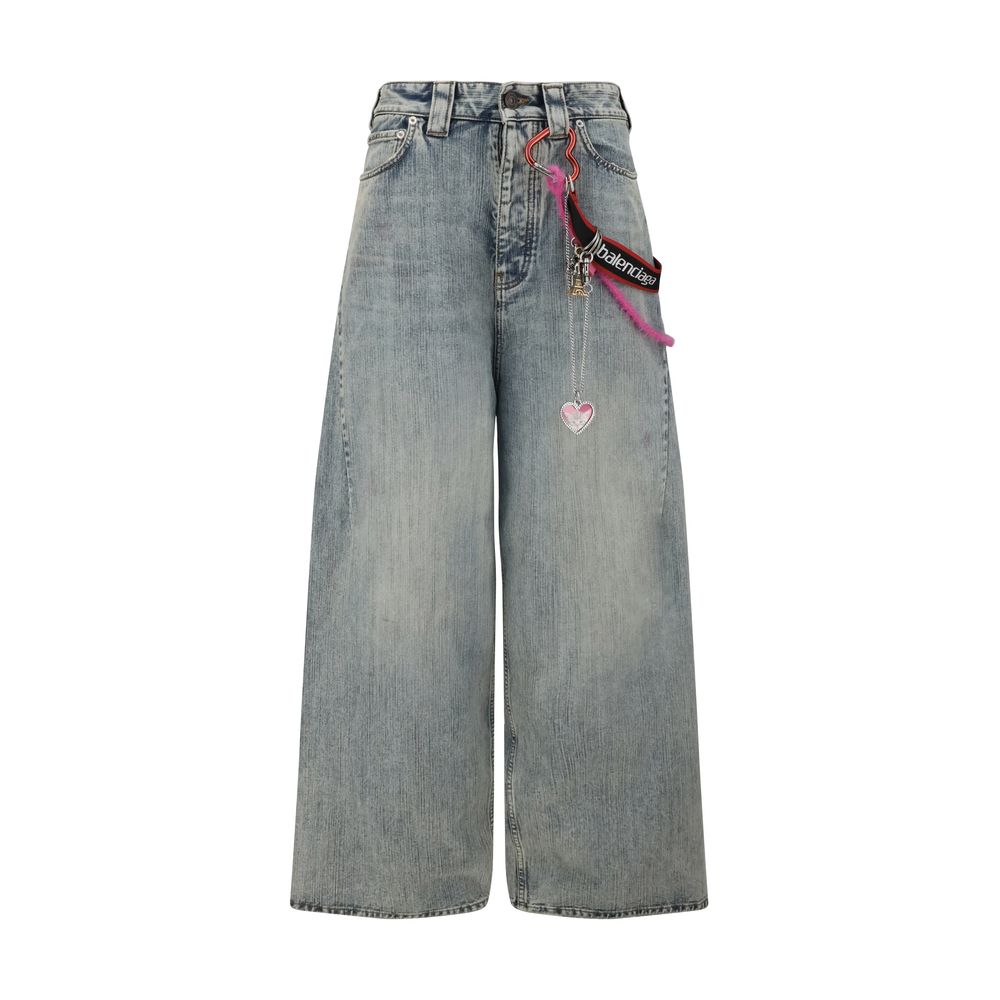 Blugi Balenciaga cu picior lat