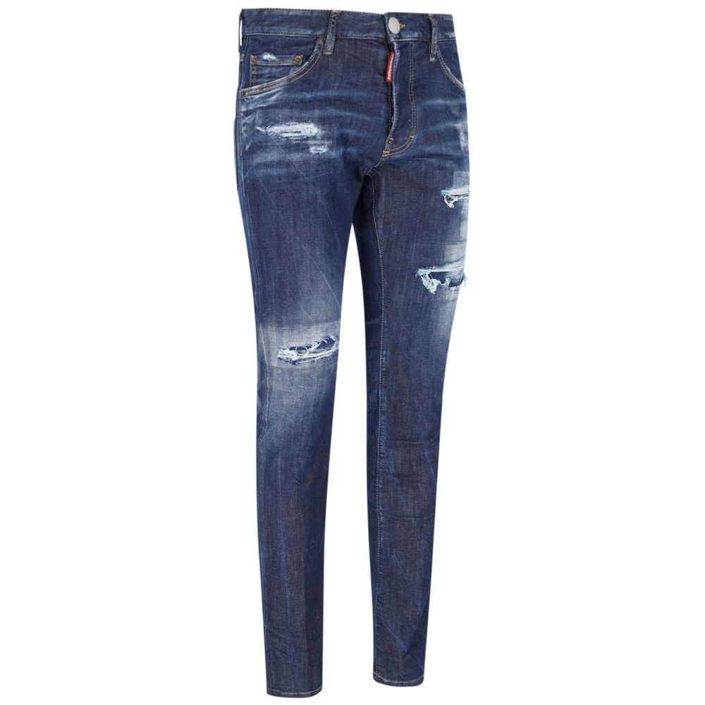 Dsquared² Jeans und Hose aus blauer Baumwolle