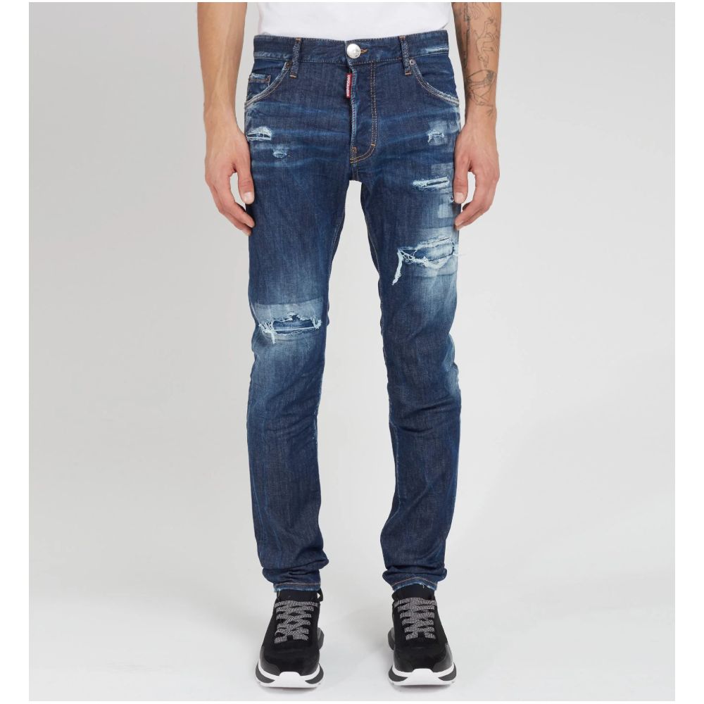 Dsquared² Jeans und Hose aus blauer Baumwolle