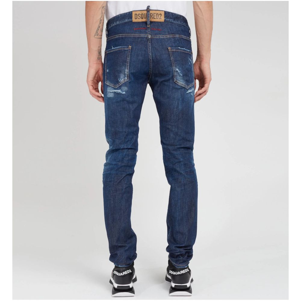 Dsquared² Jeans und Hose aus blauer Baumwolle