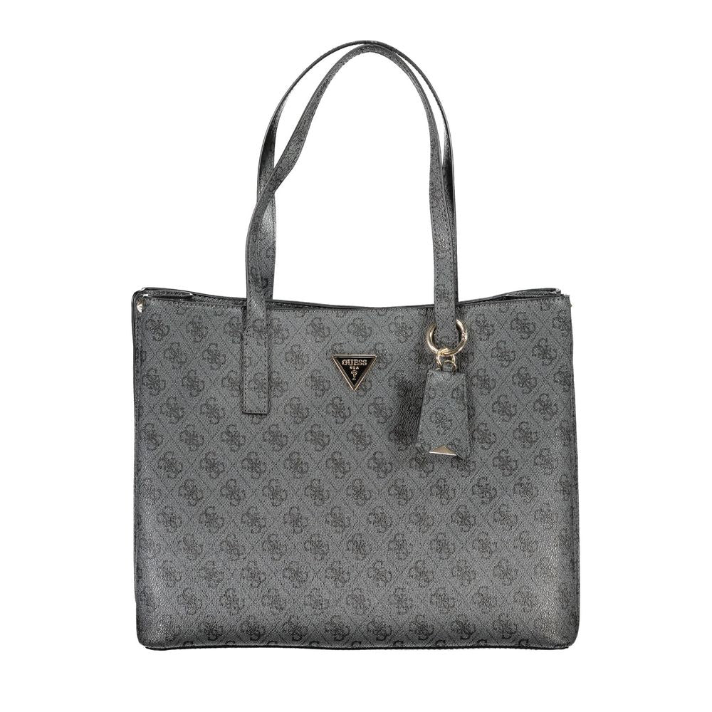 Guess Jeans – Schwarze Polyethylen-Handtasche
