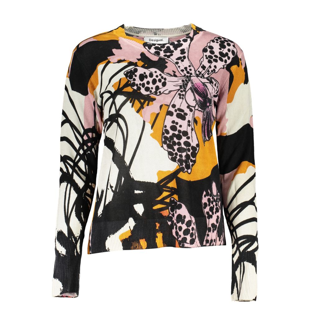Desigual – Rosa Leinenpullover