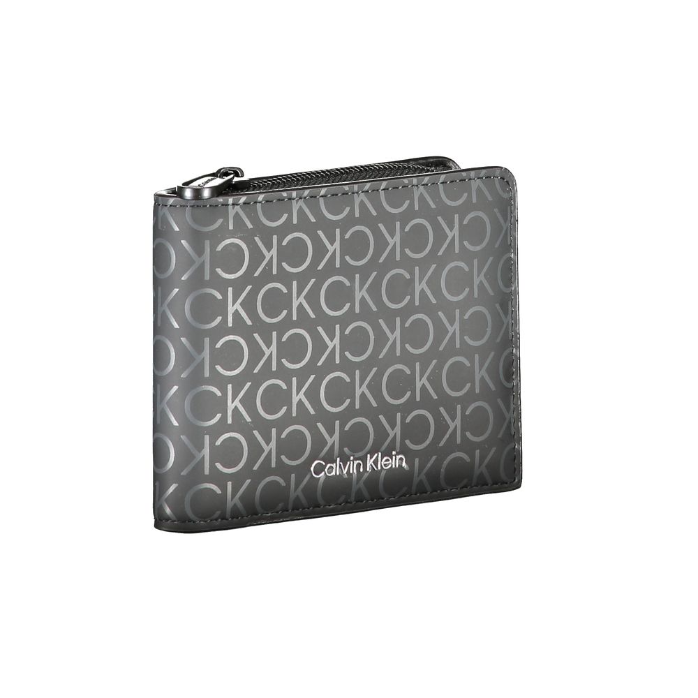 Portofel Calvin Klein negru din poliester