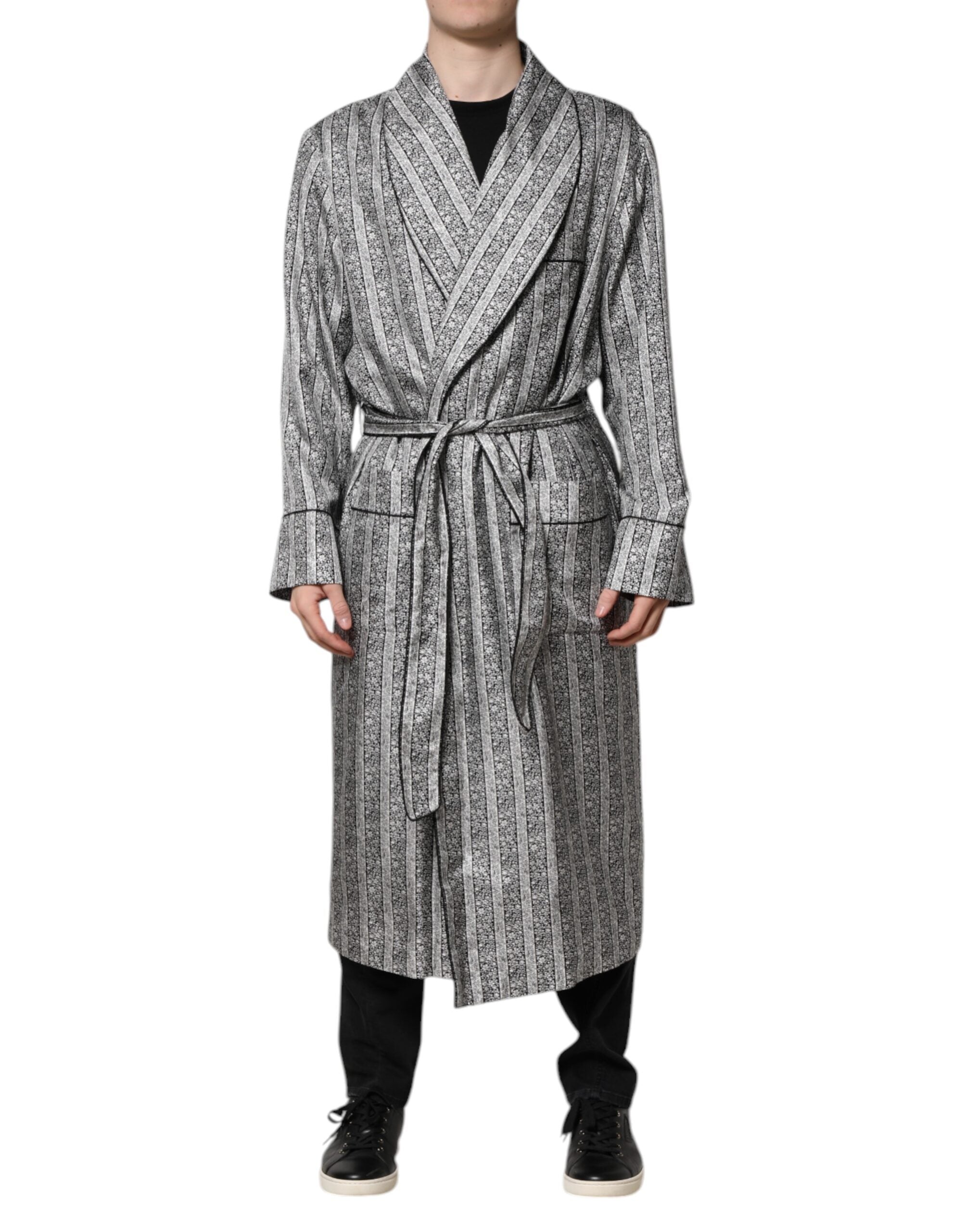 Dolce & Gabbana – Wickeljacke mit mehrfarbigem Blumenmuster