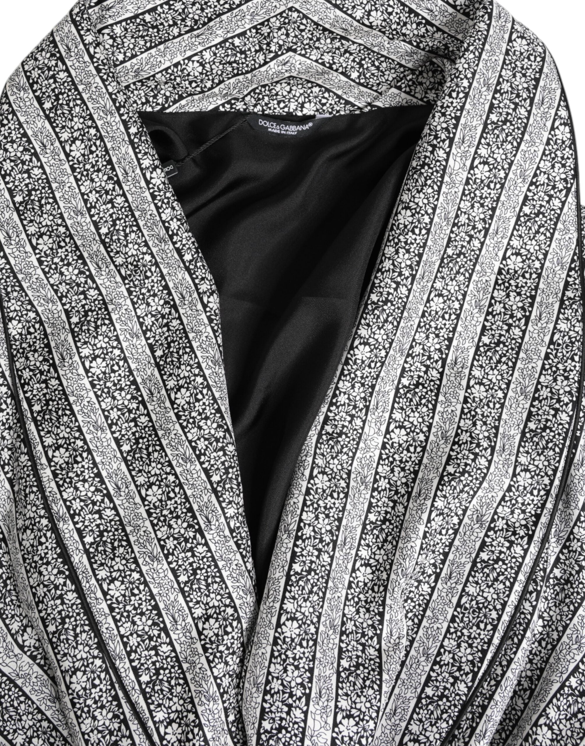 Dolce & Gabbana – Wickeljacke mit mehrfarbigem Blumenmuster