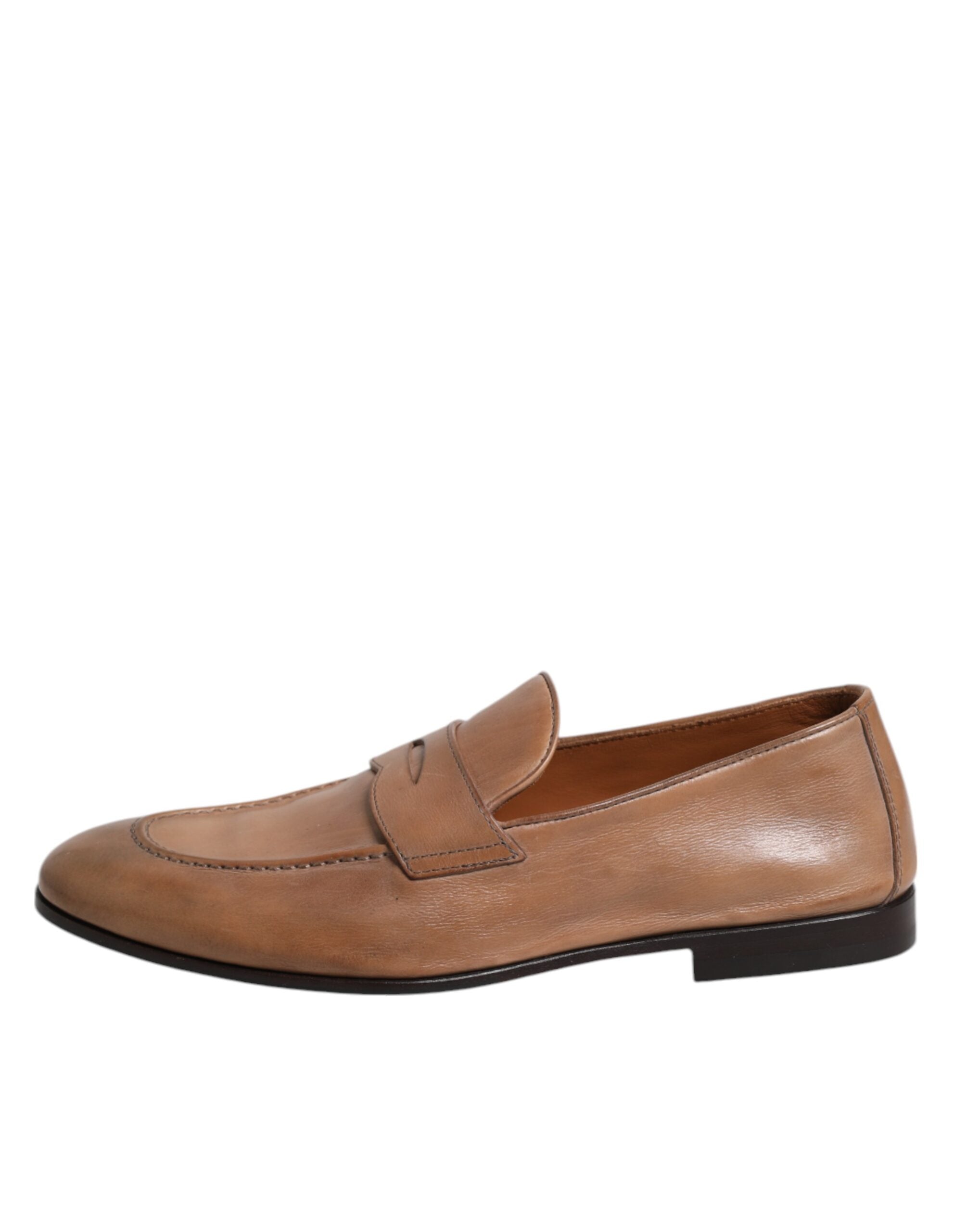 Brunello Cucinelli – Formelle Halbschuhe aus braunem Leder