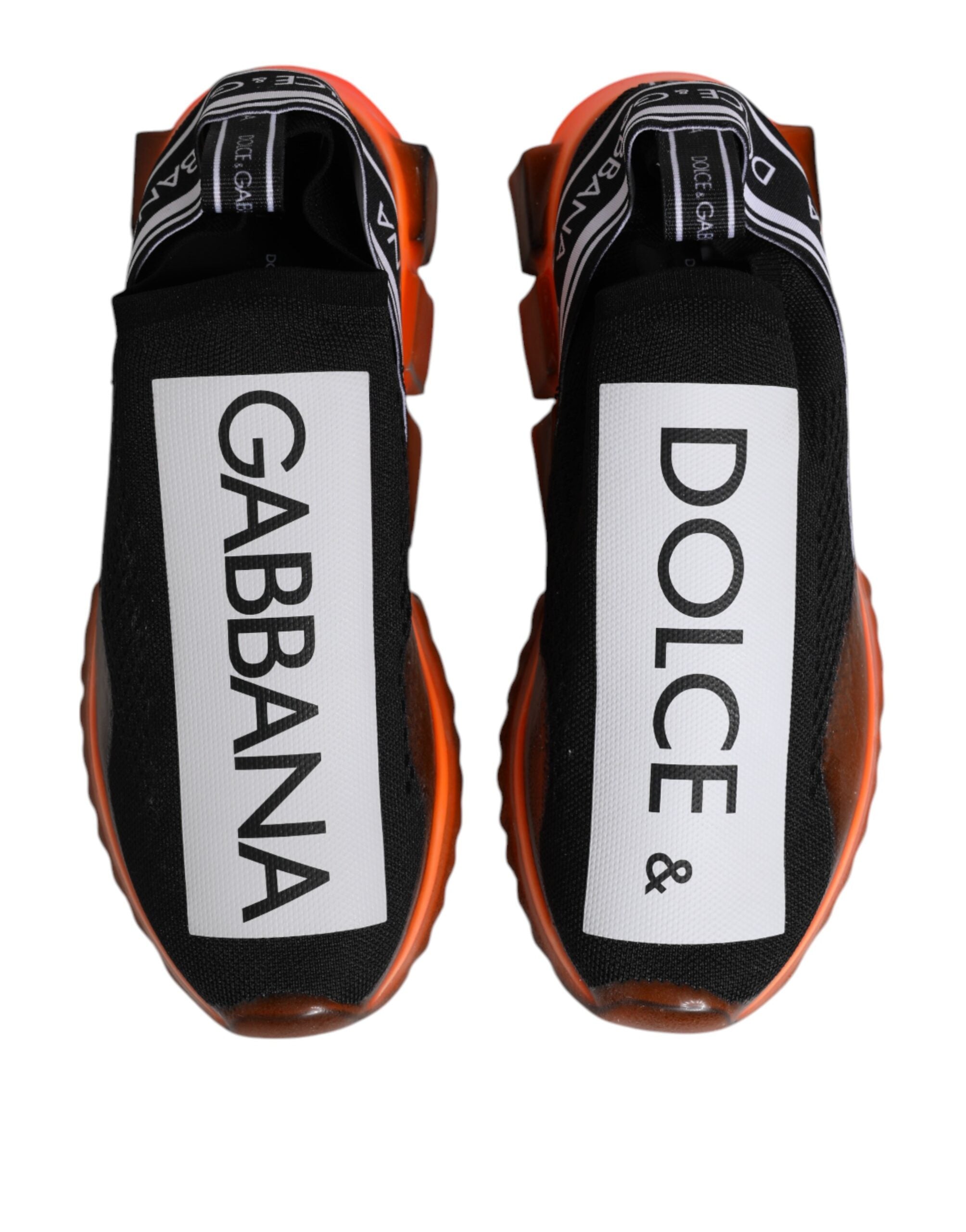 Dolce & Gabbana Sorrento Slip-On Sneakers in Schwarz/Weiß