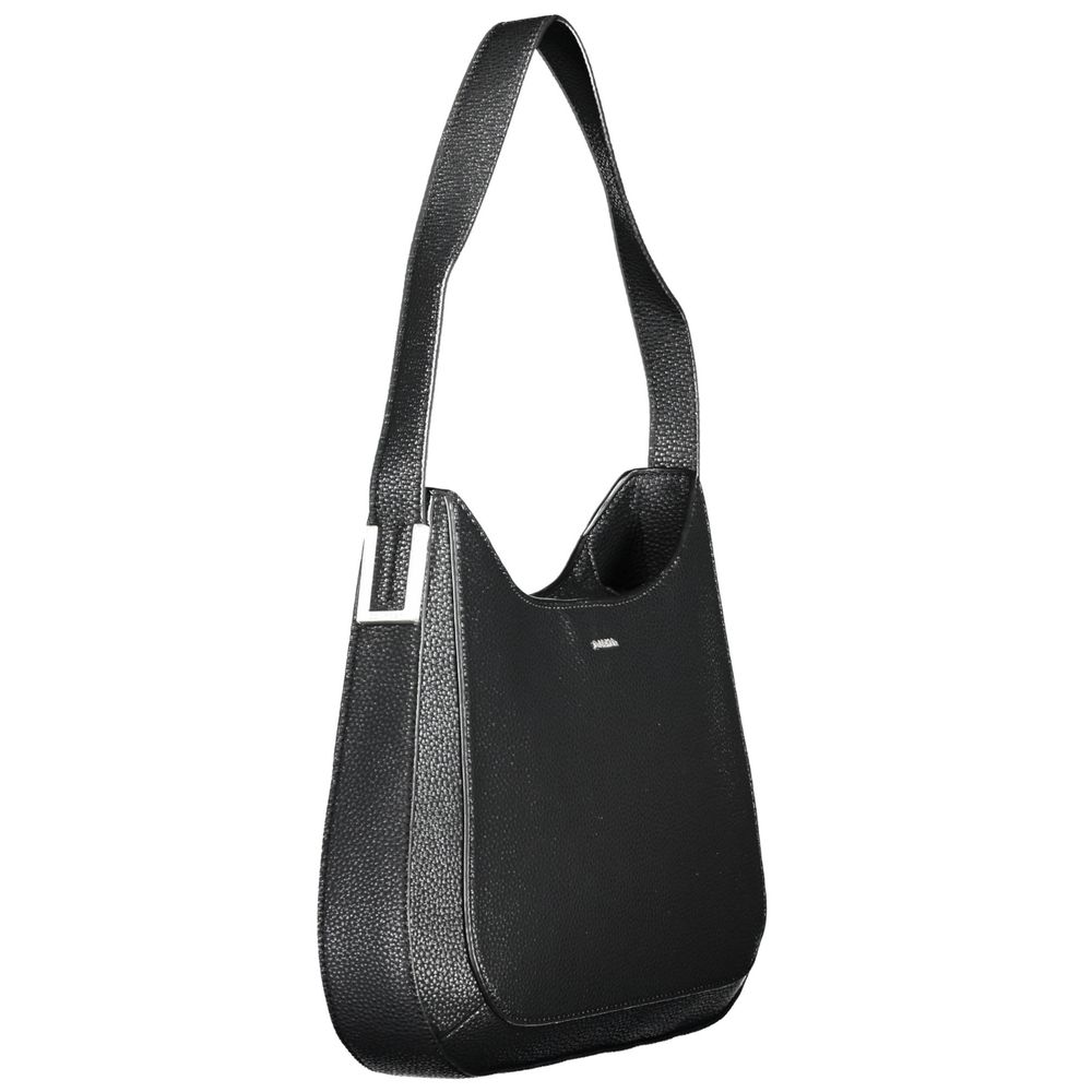 Calvin Klein Schwarze Polyester-Damenhandtasche