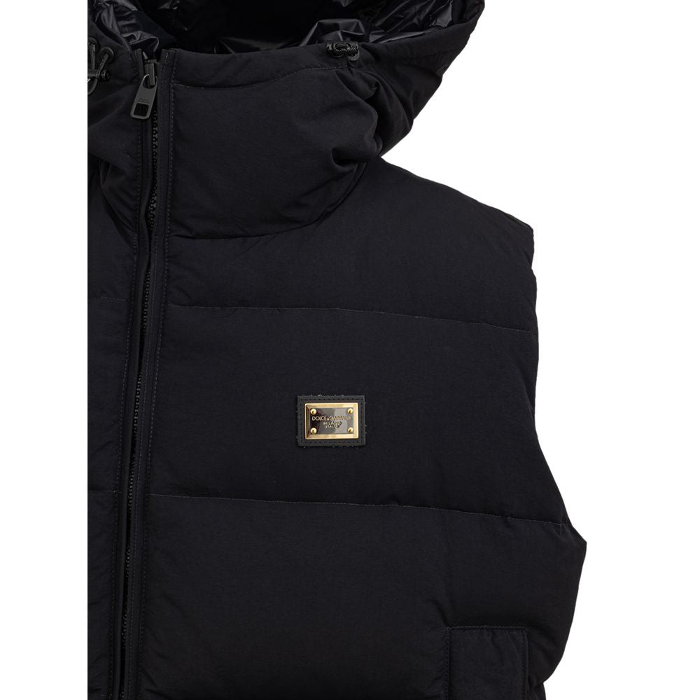 Vestă Dolce & Gabbana din poliester negru