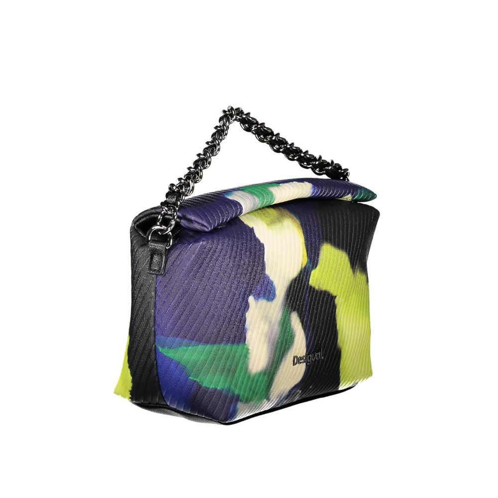 Desigual Schwarze Polyethylen-Handtasche