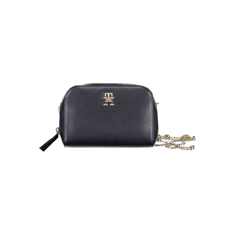 Geantă de mână Tommy Hilfiger albastră din polietilenă