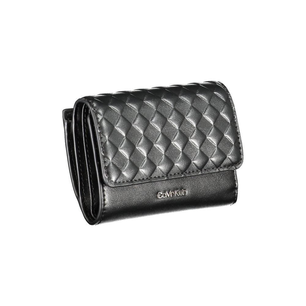 Portofel Calvin Klein negru din poliester