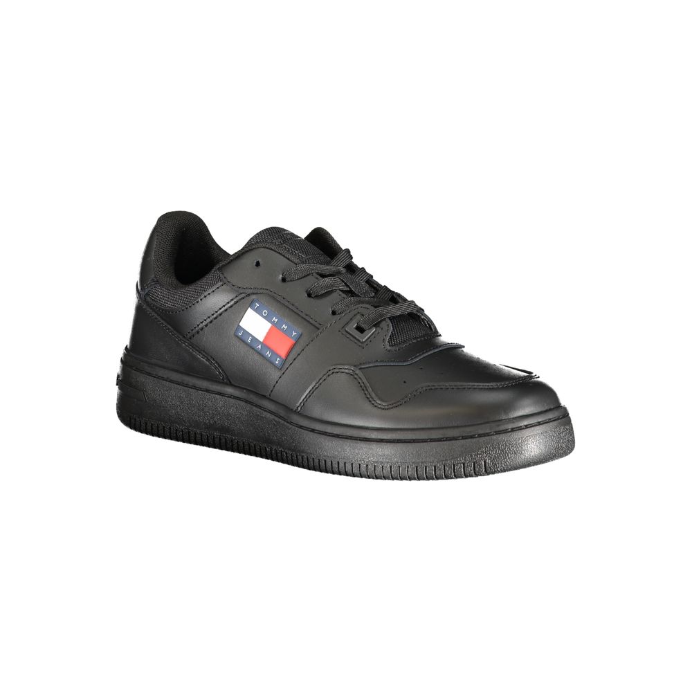 Pantofi sport Tommy Hilfiger negri din poliester