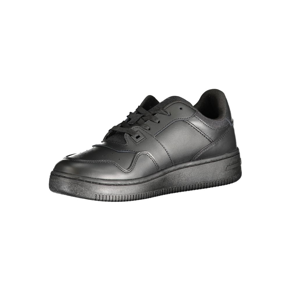 Pantofi sport Tommy Hilfiger negri din poliester