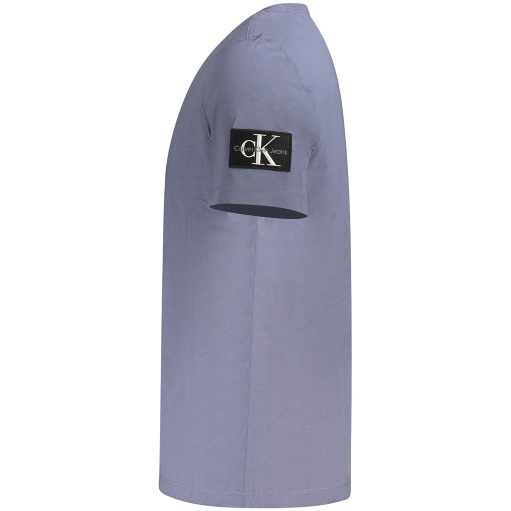 Calvin Klein – Blaues Baumwoll-T-Shirt