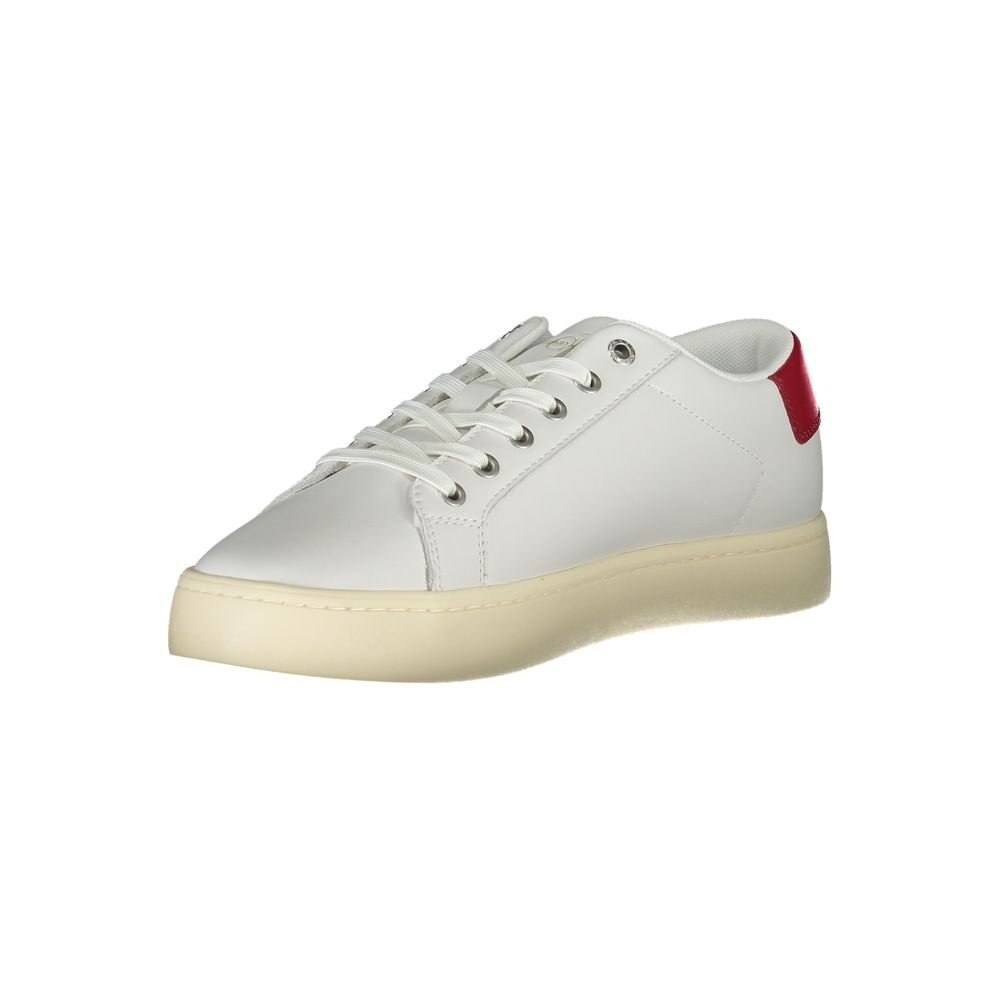 Calvin Klein – Umweltfreundliche, weiße Schnür-Sneaker