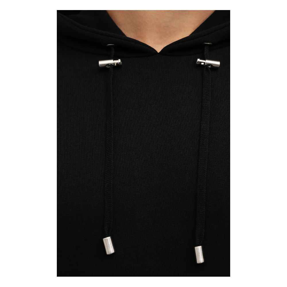 Pulover Balmain negru din bumbac