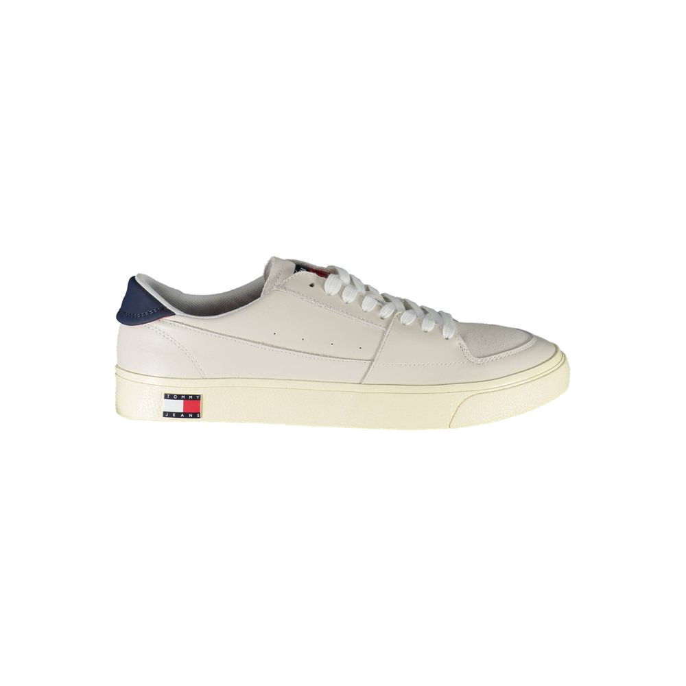 Pantofi sport Tommy Hilfiger din piele albă pentru bărbați
