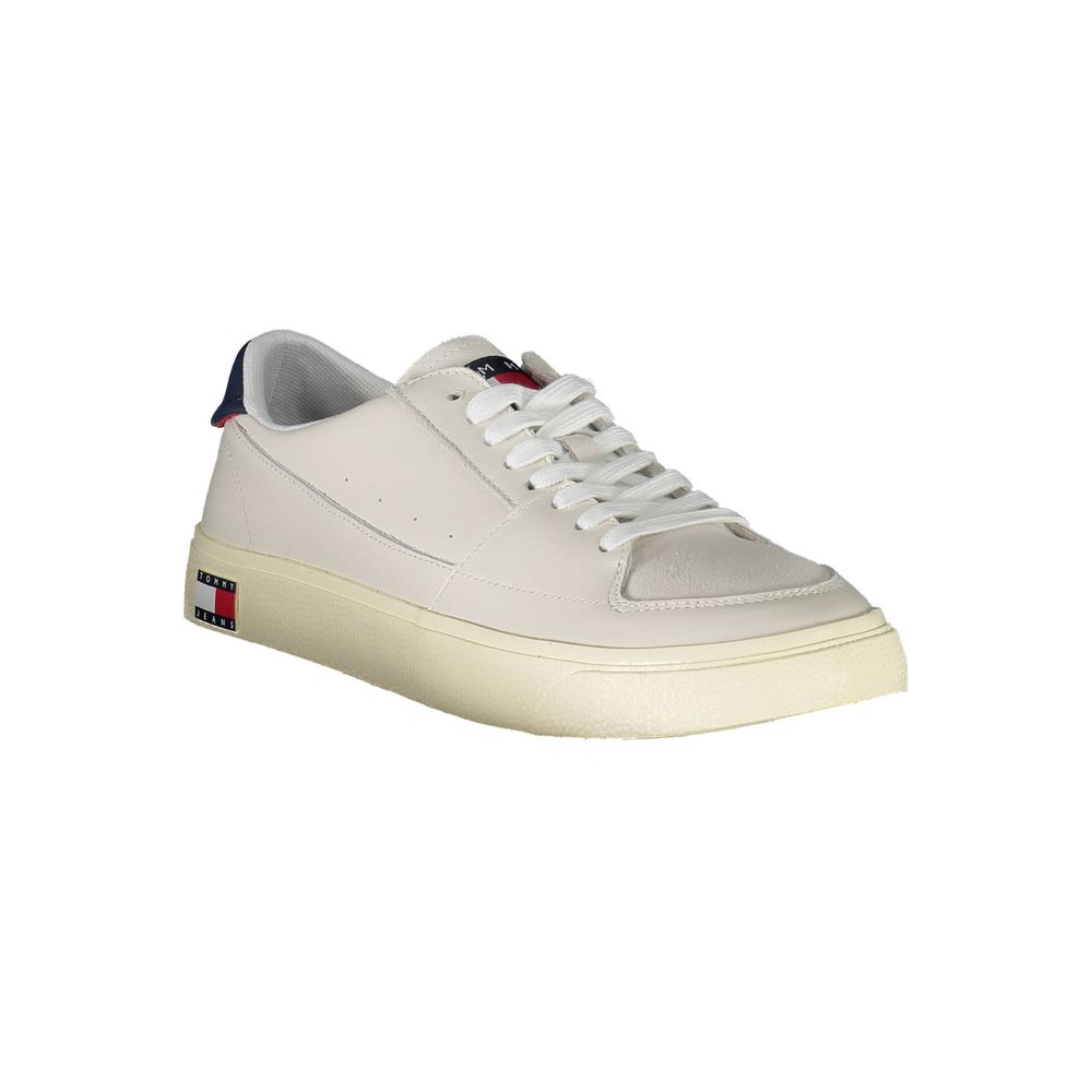 Pantofi sport Tommy Hilfiger din piele albă pentru bărbați