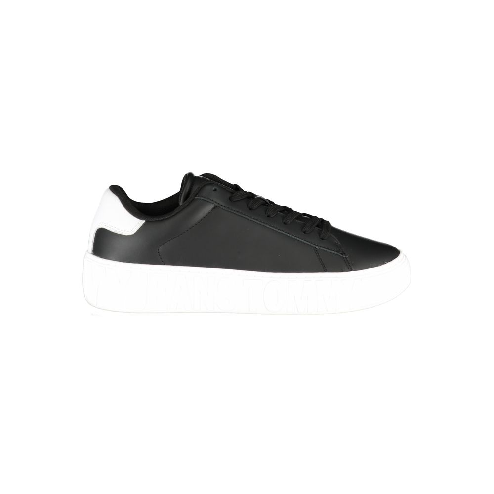 Tommy Hilfiger – Schwarze Polyethylen-Sneaker für Herren