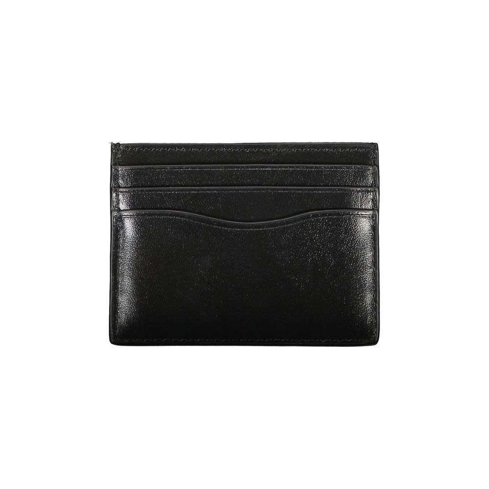 Calvin Klein Geantă elegantă din piele neagră pentru carduri