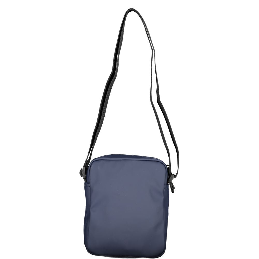 Geantă de umăr din polietilenă albastră Tommy Hilfiger