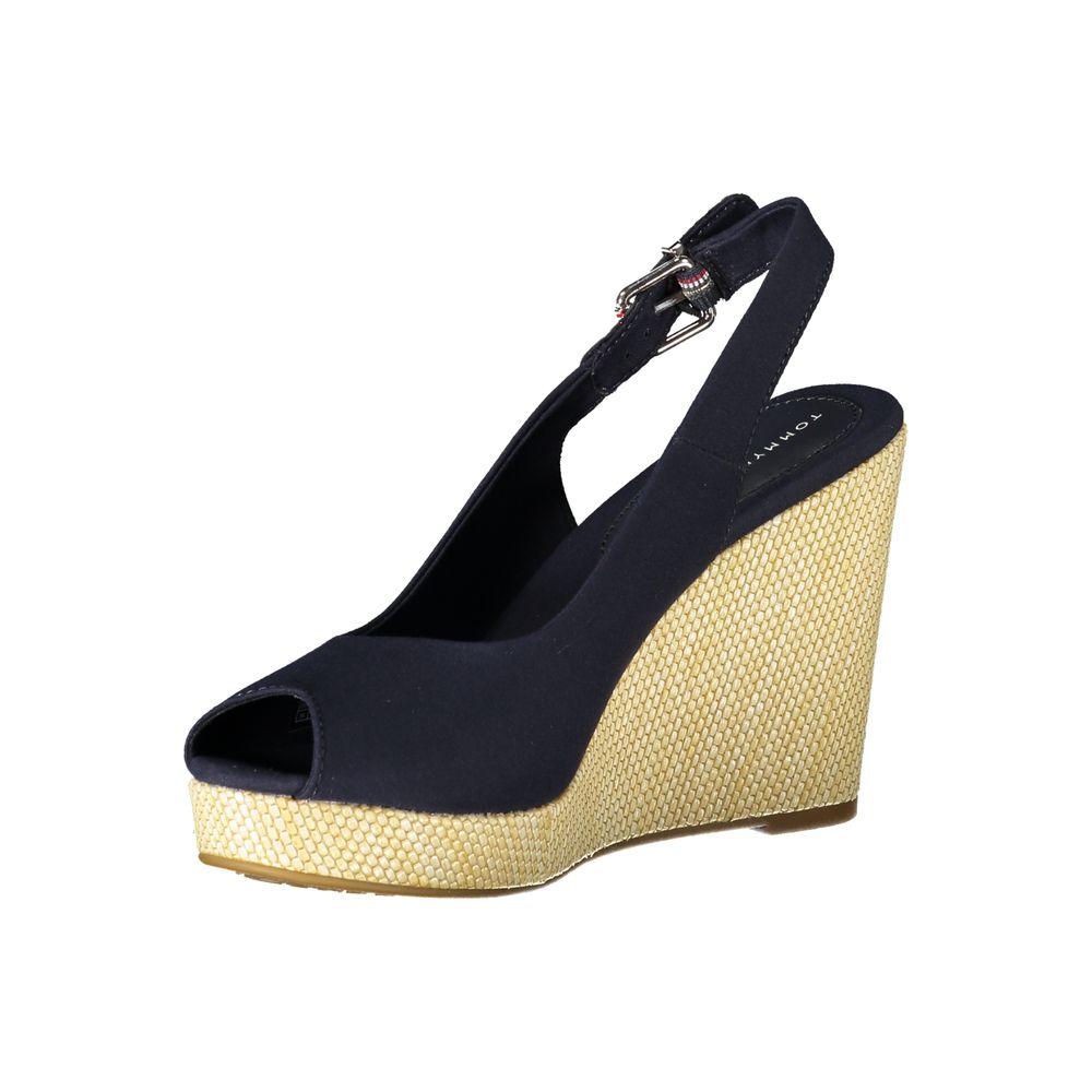 Tommy Hilfiger – Blaue Baumwollsandalen