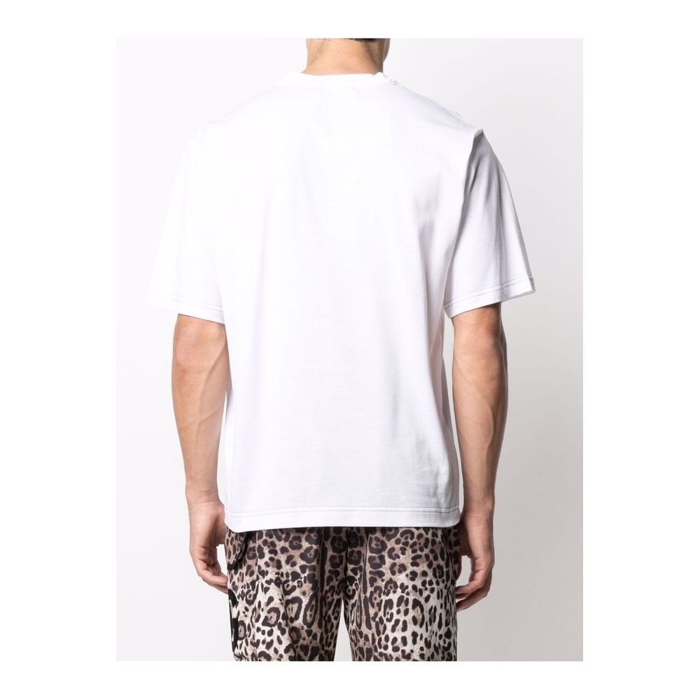 Dolce & Gabbana Weißes Baumwoll-T-Shirt