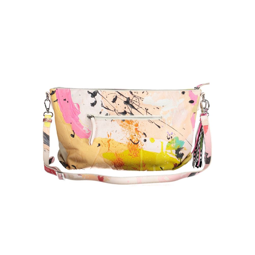 Desigual Weiße Polyester Damen Handtasche