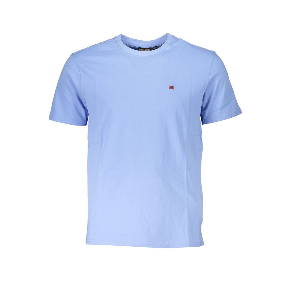 Blaues Baumwoll-T-Shirt von Napapijri