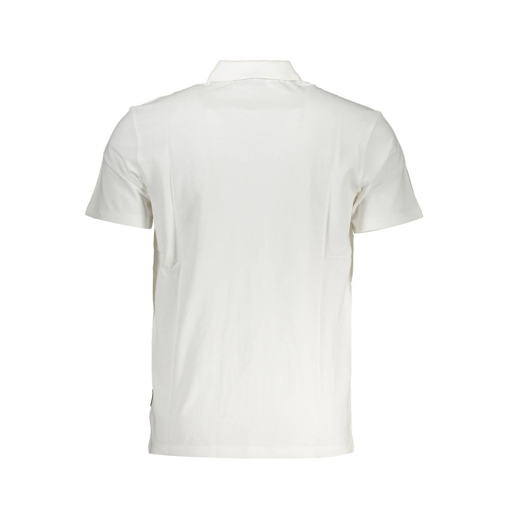 Napapijri Weißes Poloshirt aus Baumwolle für Herren