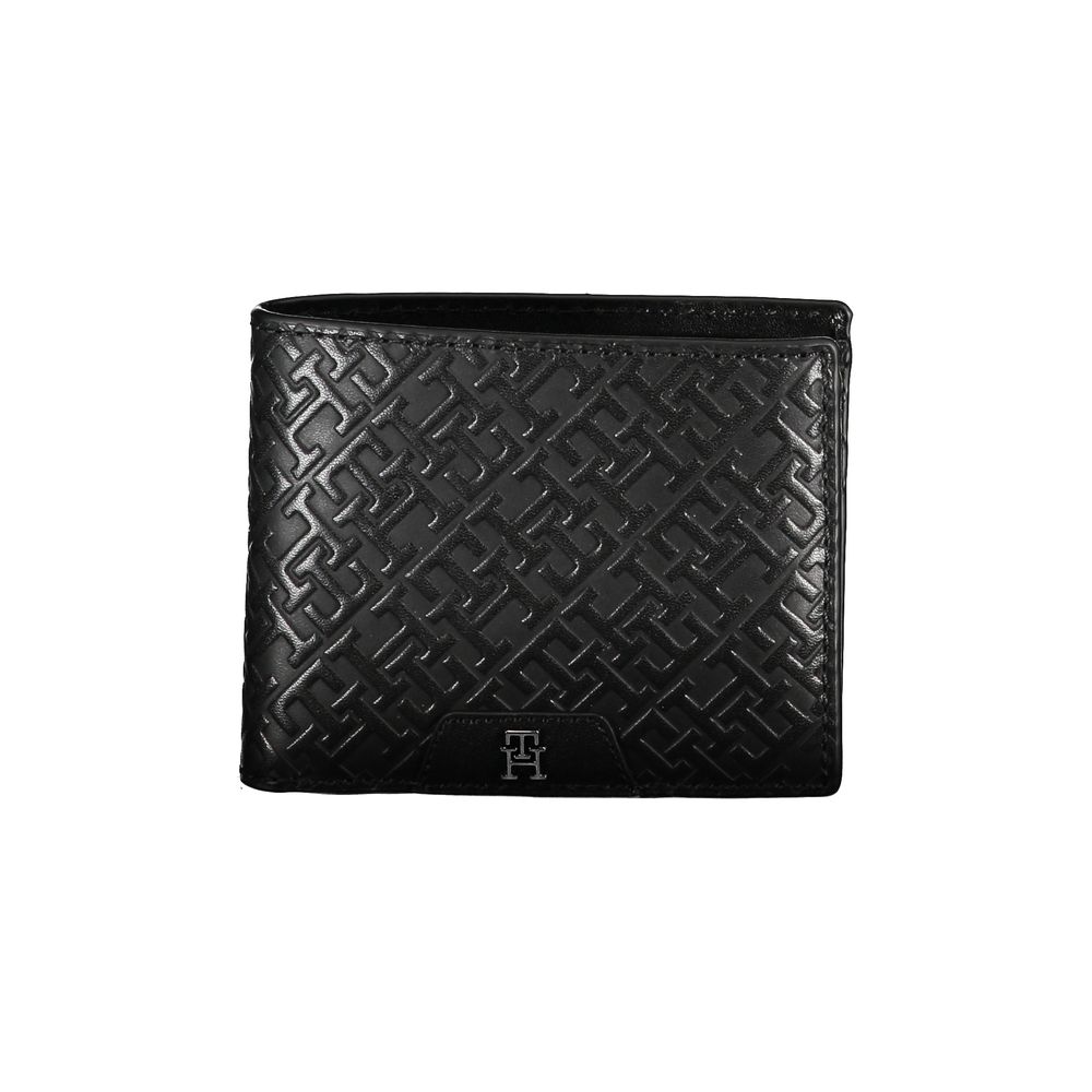 Portofel elegant din piele Tommy Hilfiger cu două carduri