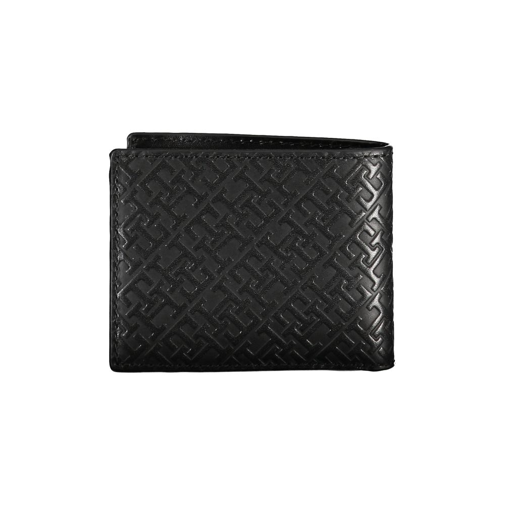 Portofel elegant din piele Tommy Hilfiger cu două carduri