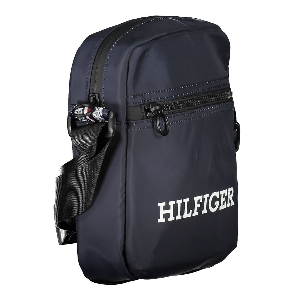 Tommy Hilfiger – Blaue Polyester-Umhängetasche für Herren