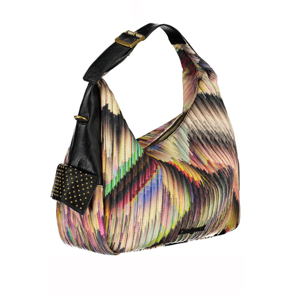 Desigual Schwarze Polyester-Handtasche